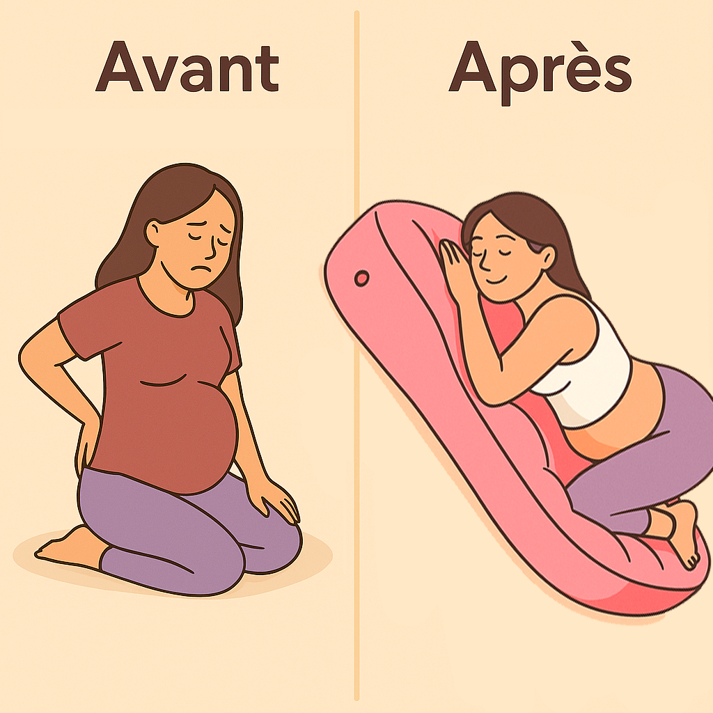 Coussin de Sommeil pour Femme Enceinte